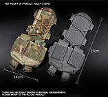 Сумка чохол противага MK2 на шолом коричневий піксель, фото 6