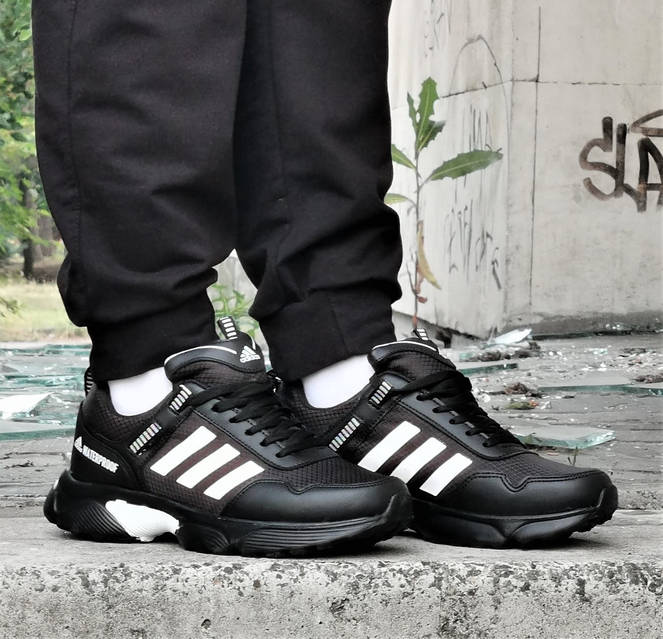 ADIDAS Waterproof Black White 40 41 42 44 ID 1272413912 1590 Prom.ua
