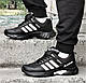 Чоловічі Кросівки ADIDAS Waterproof Black-White Термо взуття Адідас Чорні 40,41 розміри - фото 7 - id-p1272413912