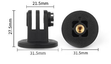 Кріплення адаптер кронштейн для фіксації спортивної екшн-камери GoPro та інших камер, фото 4