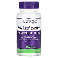 Натуральная добавка Natrol Soy Isoflavones Menopause Relief 50 mg, 60 капсул