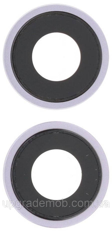 Скло камери iPhone 14/14 Plus фіолетове Purple + кільце комплект 2, фото 1