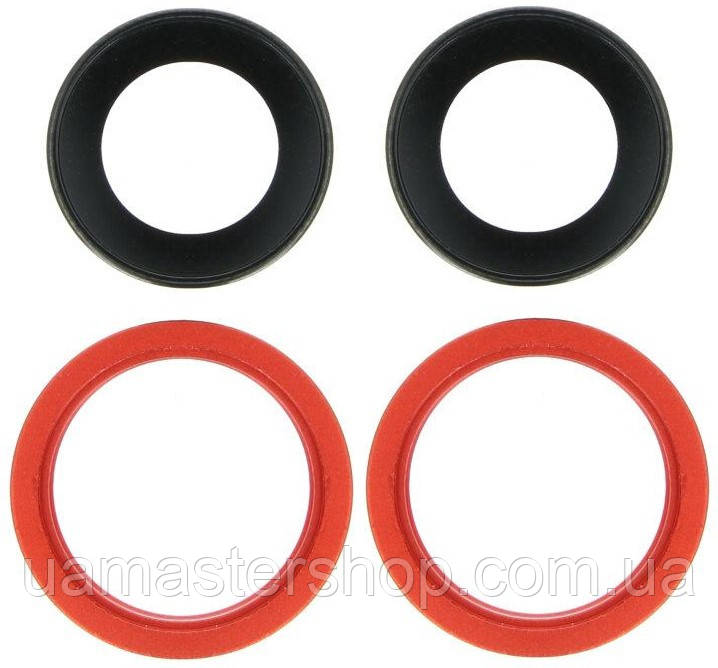 Скло камери iPhone 13/13 Mini червоне + кільце комплект 2, фото 1