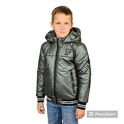 Весняна куртка для хлопчика підлітка розмір 122-164