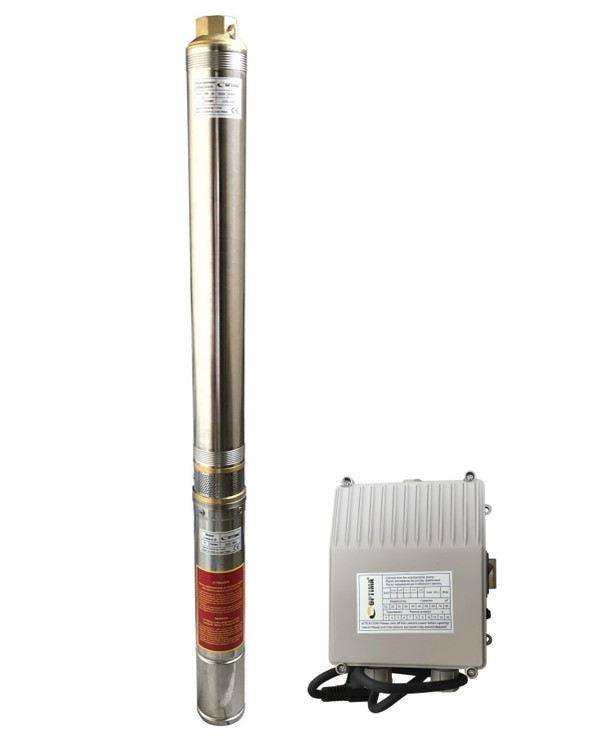 Насос свердловинний стійкий до піску OPTIMA 3,5SDm2/13 (550Вт, напір 73м, 4,8мᶟ/час, кабель 15м, Ø 3,5", пульт), фото 1