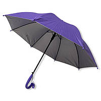 Дитяча однотонна парасолька тростиною на 4-8 років від фірми "Toprain" #0145/5