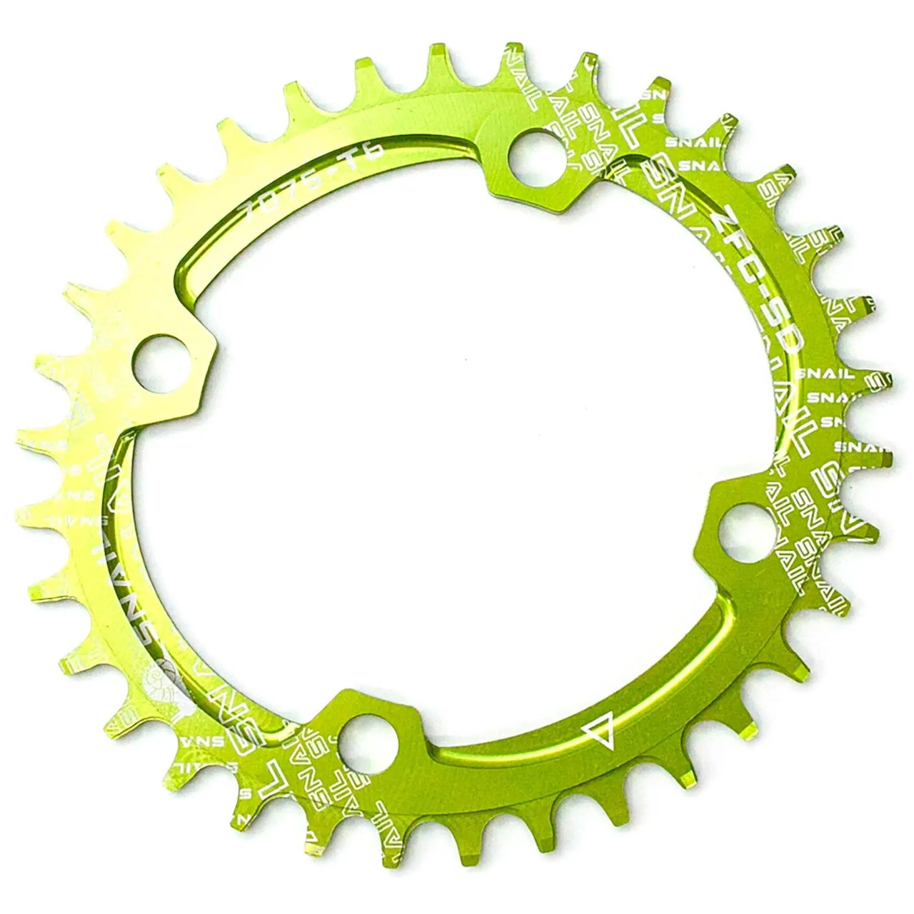 Зірка шатунів NARROW WIDE овал 36T Al BCD 104 SNAIL неспадайка, фото 1