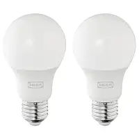IKEA SOLHETTA Светодиодная лампа E27 470 люмен, глобус белый опаловый (304.985.69)