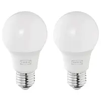 IKEA SOLHETTA Светодиодная лампа E27 806 люмен, глобус белый опаловый (305.099.78)