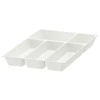 IKEA UPPDATERA Поднос / подставка для столовых приборов, белый (104.600.20)