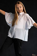 Блузка с расклешенными рукавами для девочки (140 см.) Sly