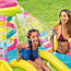 Ігровий надувний центр дитячий з басейном і гіркою Intex 56137 Веселка Play Ceter, фото 2