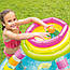 Ігровий надувний центр дитячий з басейном і гіркою Intex 56137 Веселка Play Ceter, фото 3