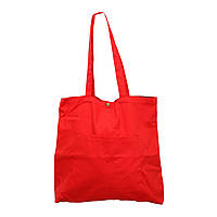 Великий шопер з саржі Гранд VS Thermal Eco Bag червоного кольору