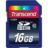 Карта памяти Transcend SD HC 16 GB (10 Class)