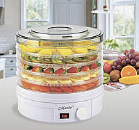 Електрична сушарка для фруктів Maestro MR-765. Домашній дегідратор.