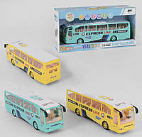 Игрушка Автобус звук, свет, ездит, пассажирский автобус 36-20-10 см