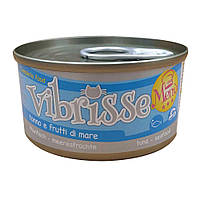 Vibrisse Menu Консервы для кошек с тунцом и морепродуктами - 70 г