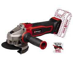 Потужна кутова безщіткова шліфмашина Einhell TE-AG 18/115 Q Li Solo : без АКБ, диск 115 мм, 8500 об/хв (4431165)