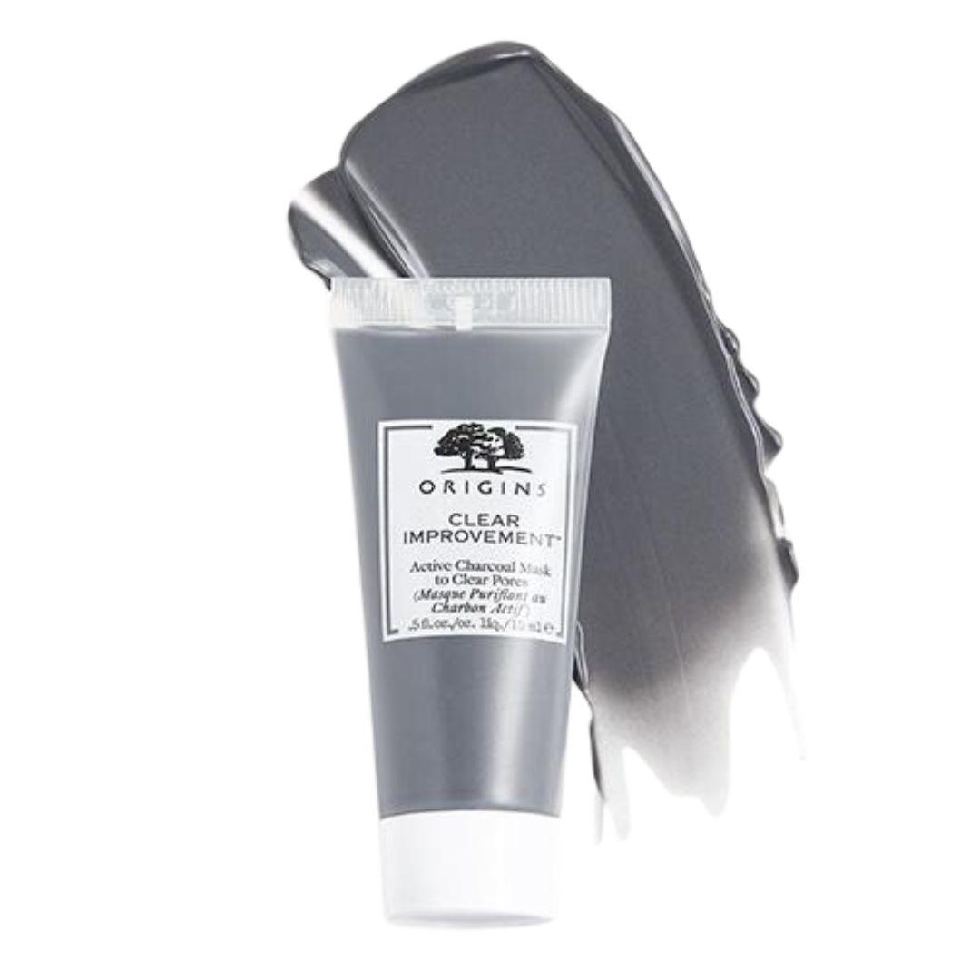 Глиняна маска з вугіллям для очищення пор Origins Clear ImprovementTM Active Charcoal Face Mask 15 мл, фото 1