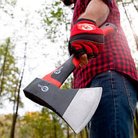 Сокира 800 г, ручка з фібергласу INTERTOOL HT-0262, фото 8