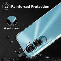 Чохол WXD силіконовий протиударний на Honor 90 Lite / прозорий, фото 3