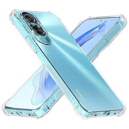 Чохол WXD силіконовий протиударний на Honor 90 Lite / прозорий, фото 1