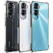 Чохол WXD силіконовий протиударний на Honor 90 Lite / прозорий, фото 5