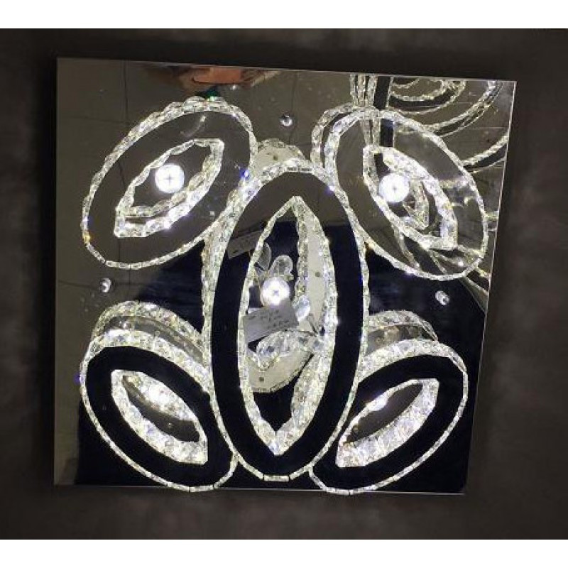 Стельова кришталева квадратна люстра 9089/600*600, фото 1