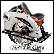 Потужна пила циркулярна Einhell TC-CS 1410 : 1410 Вт, 5500 об/хв, диск 190x30x2,5 мм / 24, фото 3