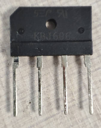 Діодний міст KBJ606 6А 600В, фото 1
