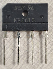 Діодний міст KBJ610 6А 1000В