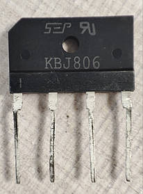 Діодний міст KBJ806 8А 600В