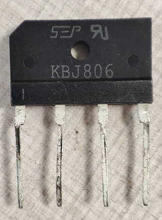 Діодний міст KBJ806 8А 600В, фото 1