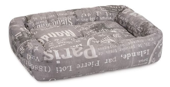 Лежак для собак та котів Природа "Print 2" 60*52*14 см, фото 1