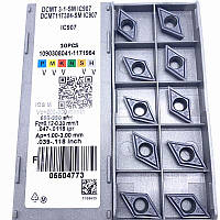 Токарные пластины 10 шт Iscar DCMT11T304 IC907 для резцов с державками 14х14, 16х16, 20x20, 25х25 мм, набор