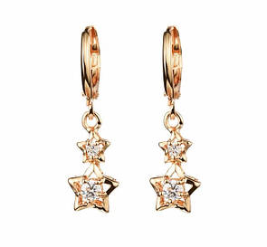 Сережки з позолотою "На удачу"