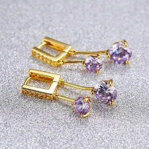 Сережки з позолотою "Східна казка"