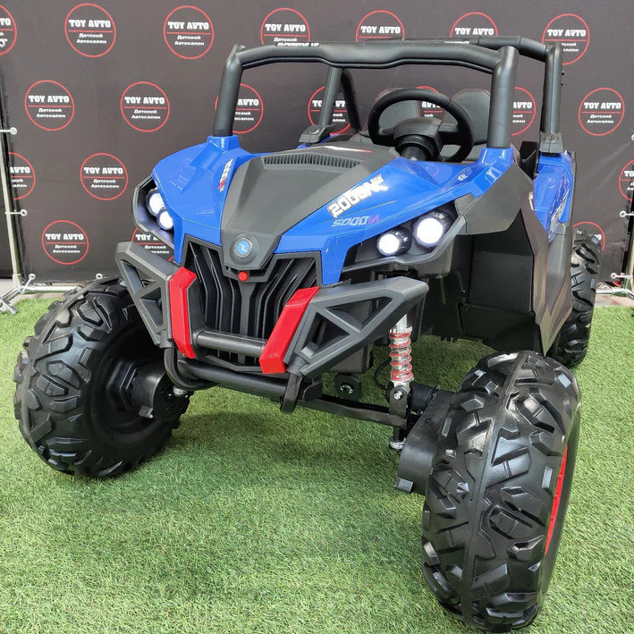 Дитячий електромобіль Buggy UTV-MX (синій колір) з пультом радіокерування 2,4G, фото 1
