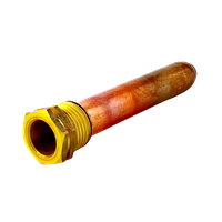 Мідна гільза для датчика температури 1/2", 15х16мм, L=110мм