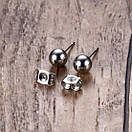 Сережки з нержавіючої медичної сталі "Адель", фото 3