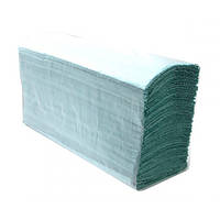 Бумажные полотенца (салфетки) в листах Z , зелёные, № 200 ( 220х230) Кохавинка (узкие)