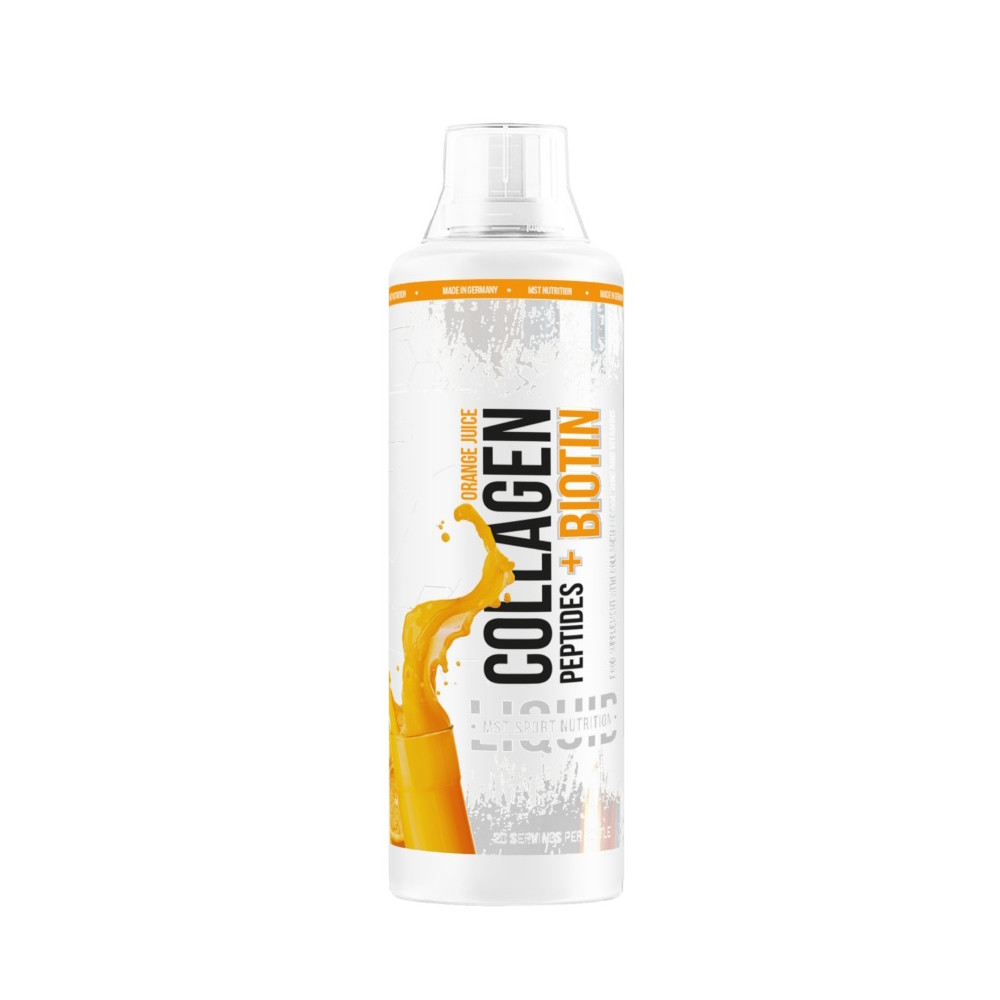 Препарат для суглобів і зв'язок MST Collagen Peptides + Biotin, 500 мл Апельсин