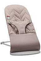 Шезлонг BabyBjorn Bouncer Bliss Cotton, Sand Gray