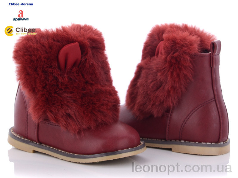 Ботинки для девочек "Clibee-Doremi" F1841S red - фото 1 - id-p1896122430