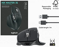 Беспроводная Мышь Logitech MX Master 3S Black Original