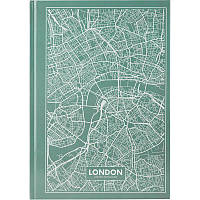 Тетрадь А4 96 л тв переплет клетка Maps London 8422-516-A