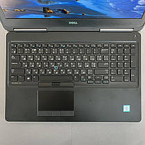 Робоча станція Dell Precision 7520/15.6"/Core i7 4 ядра 2.7GHz/16GB DDR4/512GB SSD/Quadro M1200/Webcam, фото 3