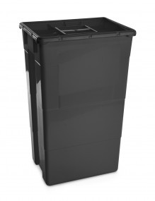 SC 60 MONO BLACK, контейнер для збирання медичних і біологічних відходів, масок, рукавичок, голок тощо (60 л)