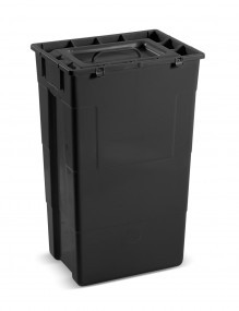 SC 60 R BLACK, контейнер для збирання медичних і біологічних відходів, масок, рукавичок, голок тощо (60 л)